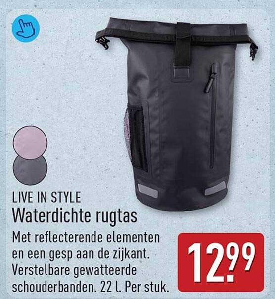Waterdichte rugtas