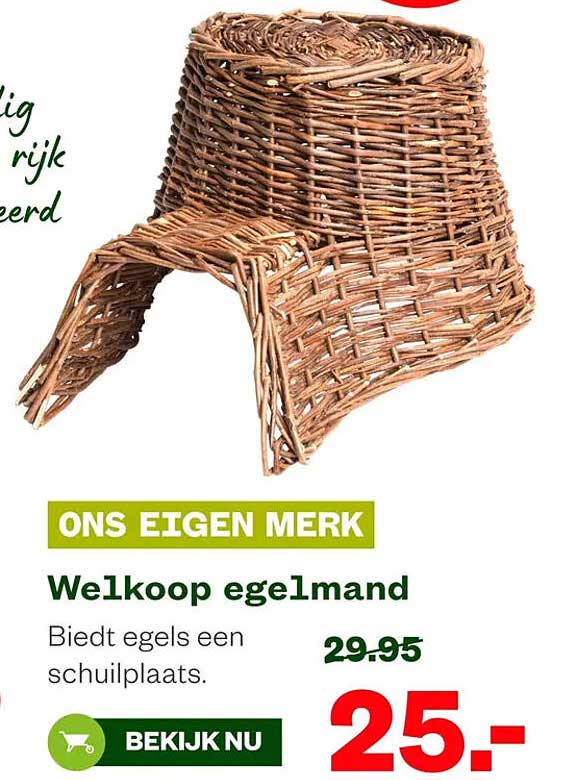 Welkoop egelmand