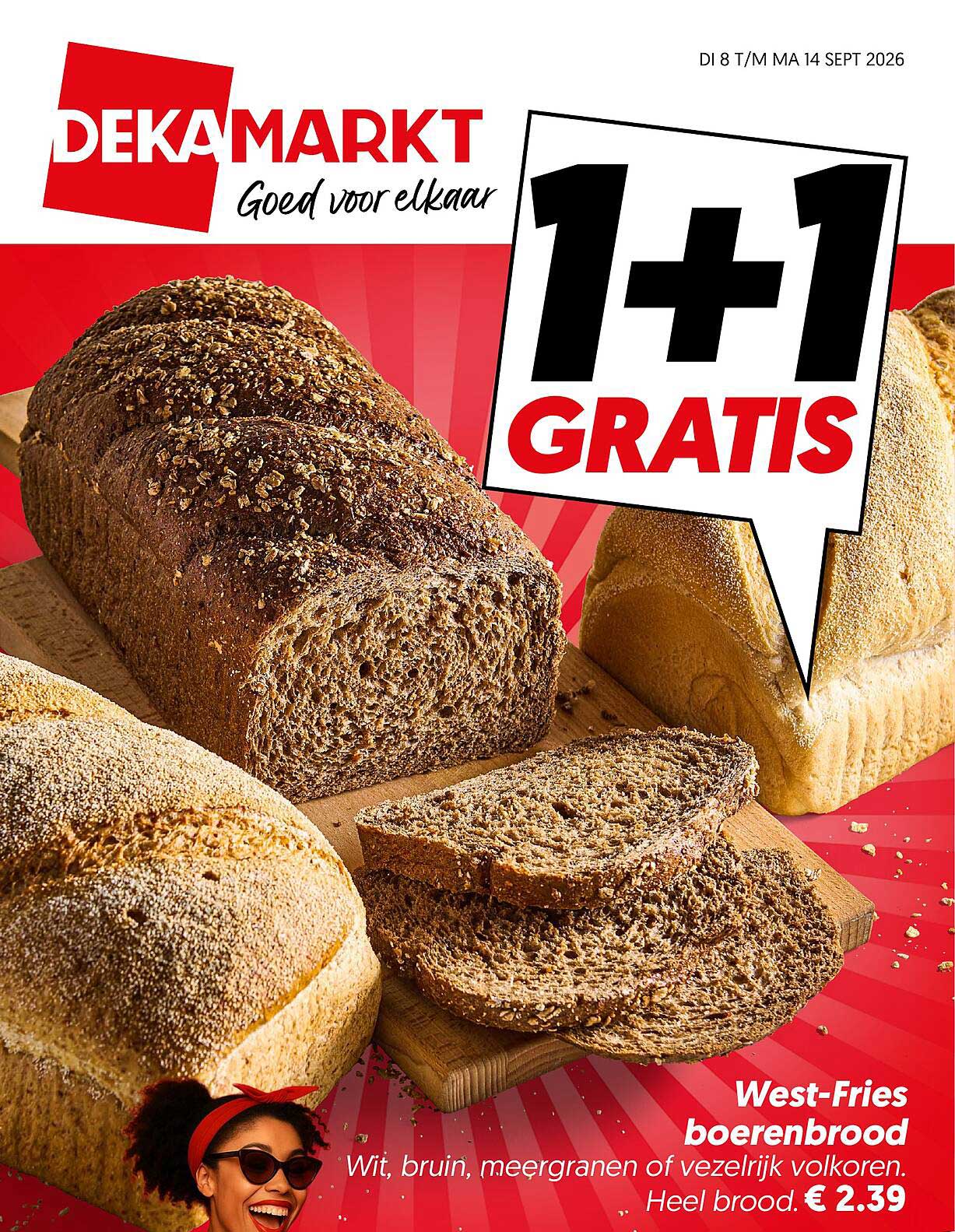 West-Fries boerenbrood 1+1 GRATIS