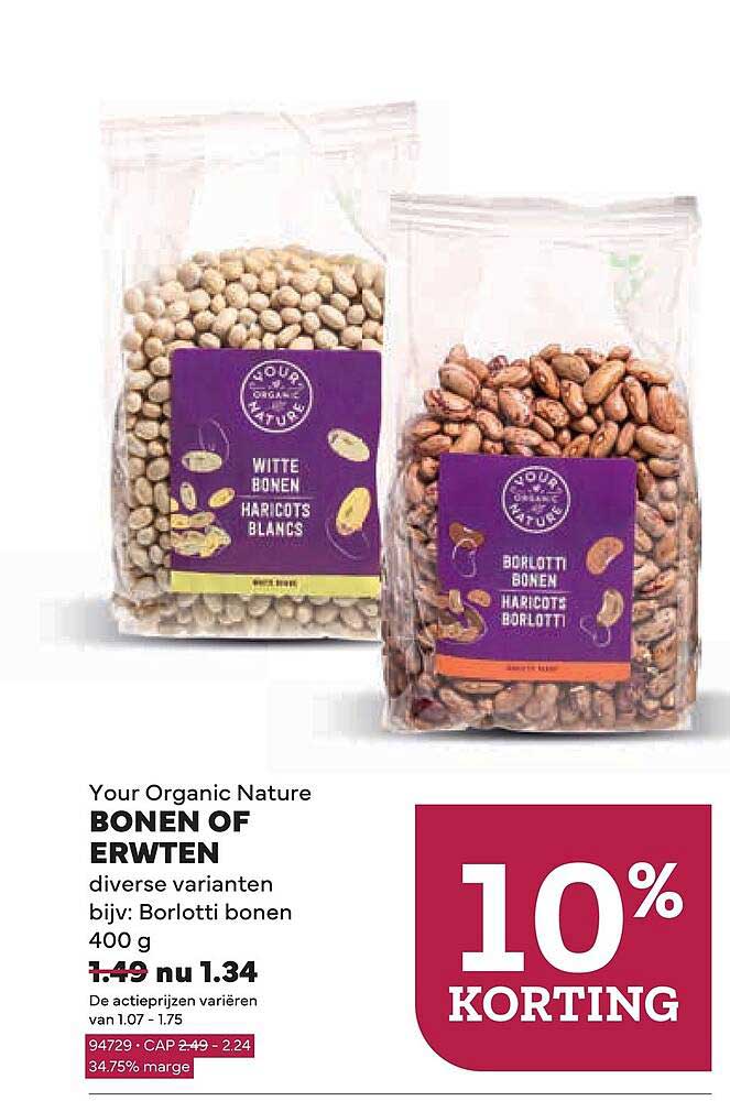 Your Organic Nature BONEN OF ERWTEN