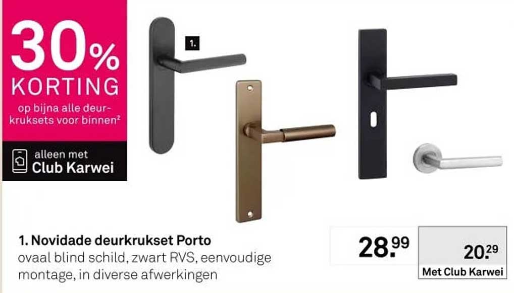 1. Novidade deurkrukset Porto