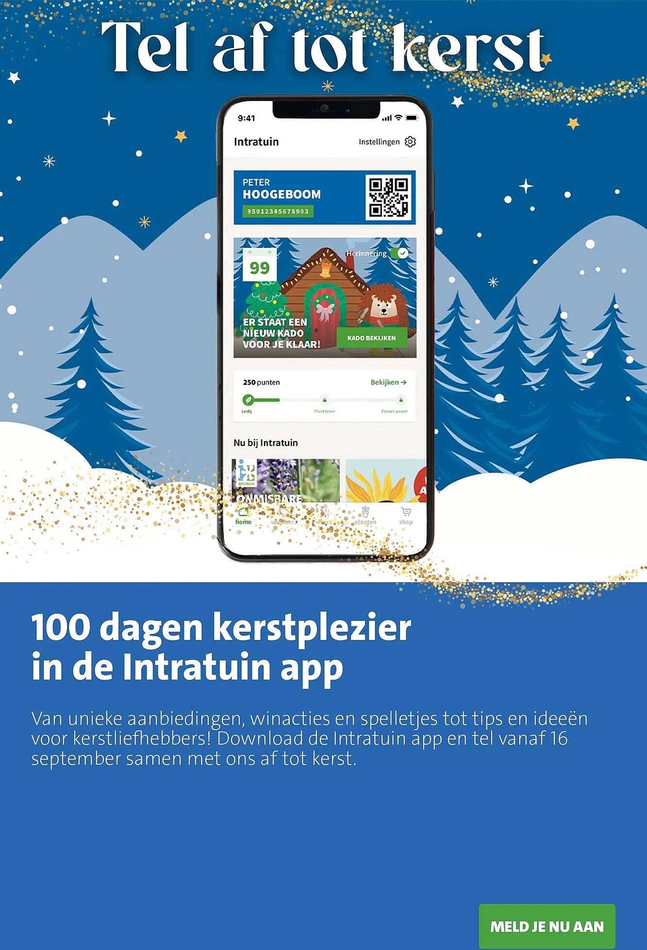 100 dagen kerstplezier in de Intratuin app