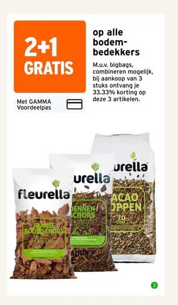 2+1 GRATIS op alle bodembedekkers