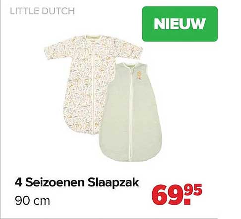 4 Seizoenen Slaapzak 90 cm NIEUW