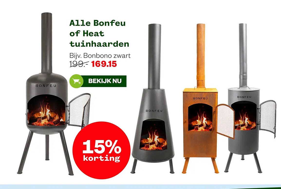 Alle BonFeu of Heat tuinhaarden