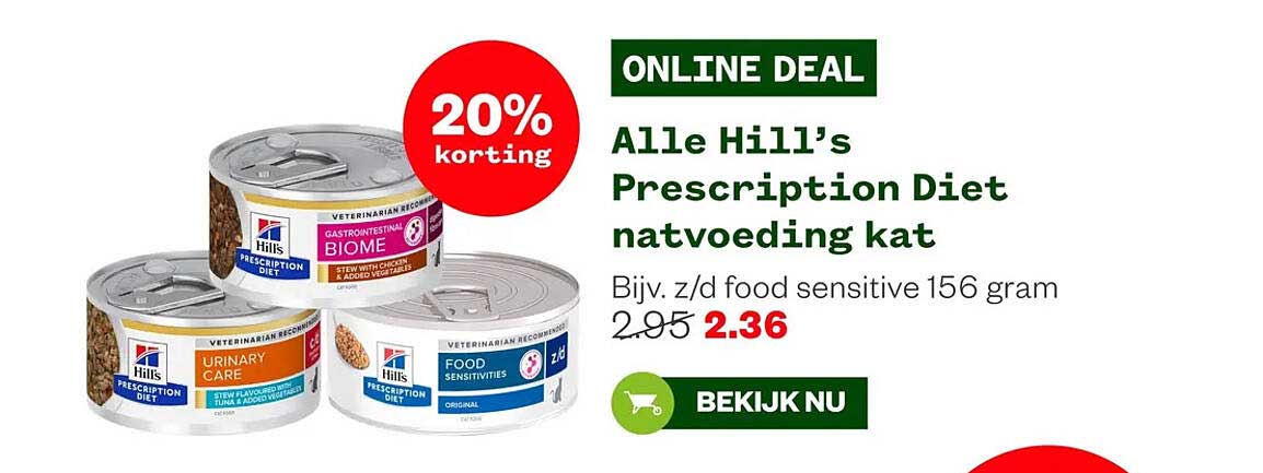 Alle Hill’s Prescription Diet natvoeding kat