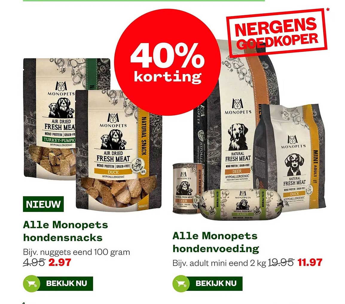 Alle Monopets hondensnacks