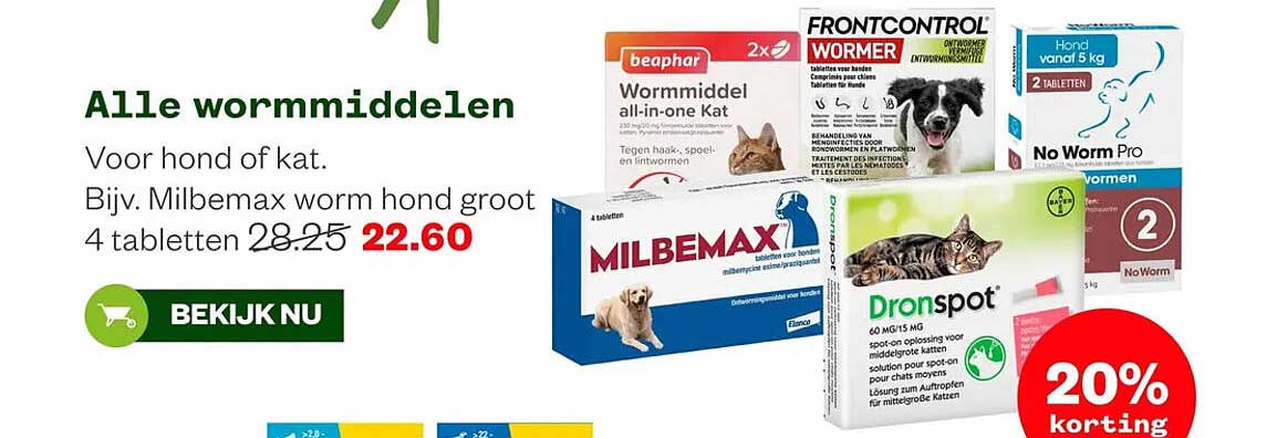 Alle wormmiddelen