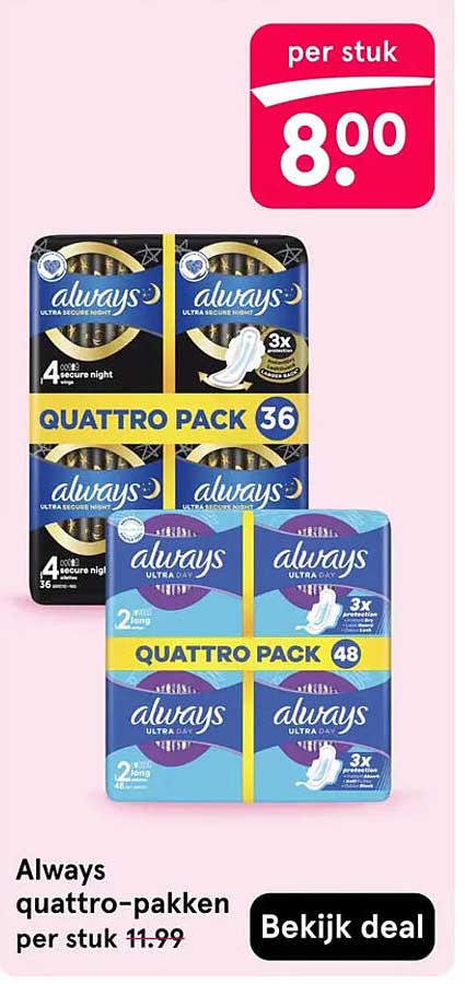 Always quattro-pakken