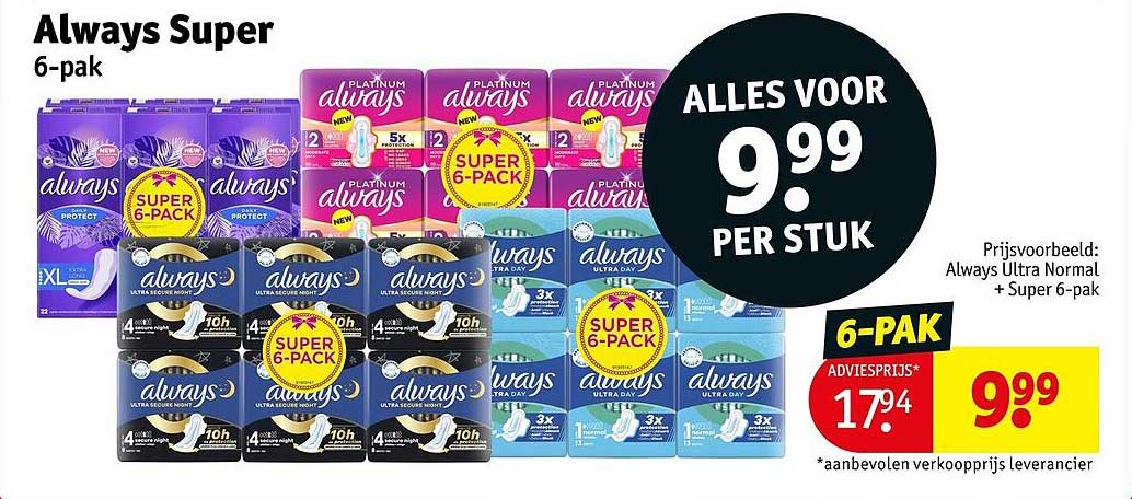 Always Super 6-pak