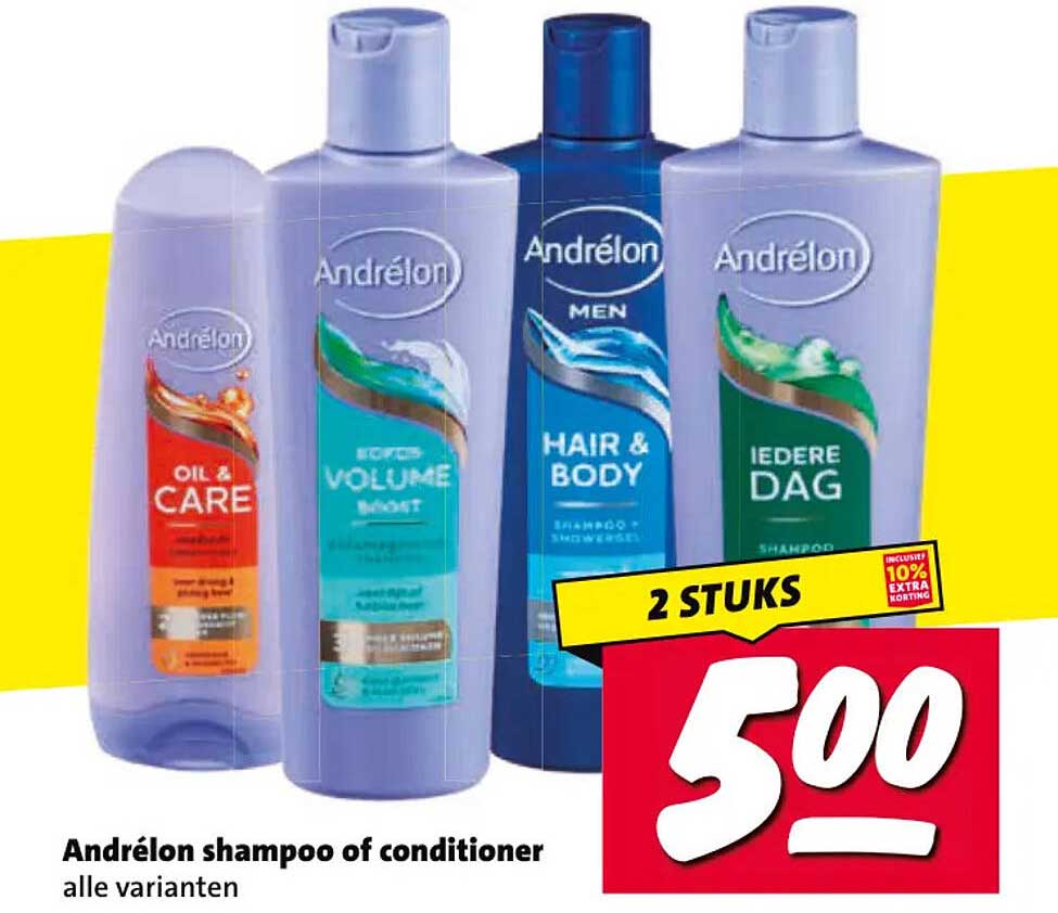 Andrélon shampoo of conditioner alle varianten 2 stuks