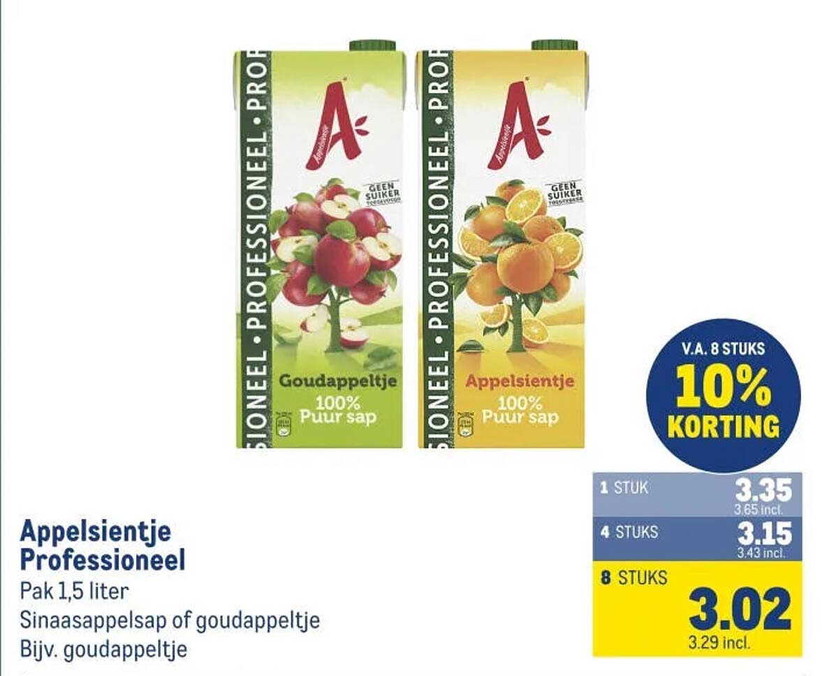 Appelsientje Professioneel