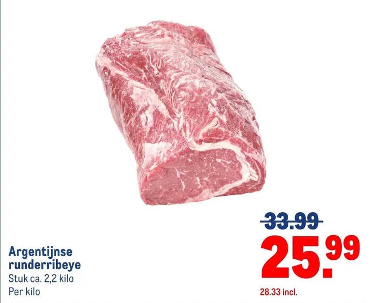 Argentijnse runderribeye