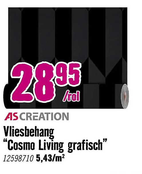 AS CREATION Vliesbehang "Cosmo Living grafisch"