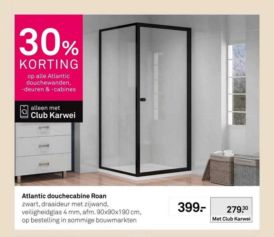 Atlantic douchecabine Roan
