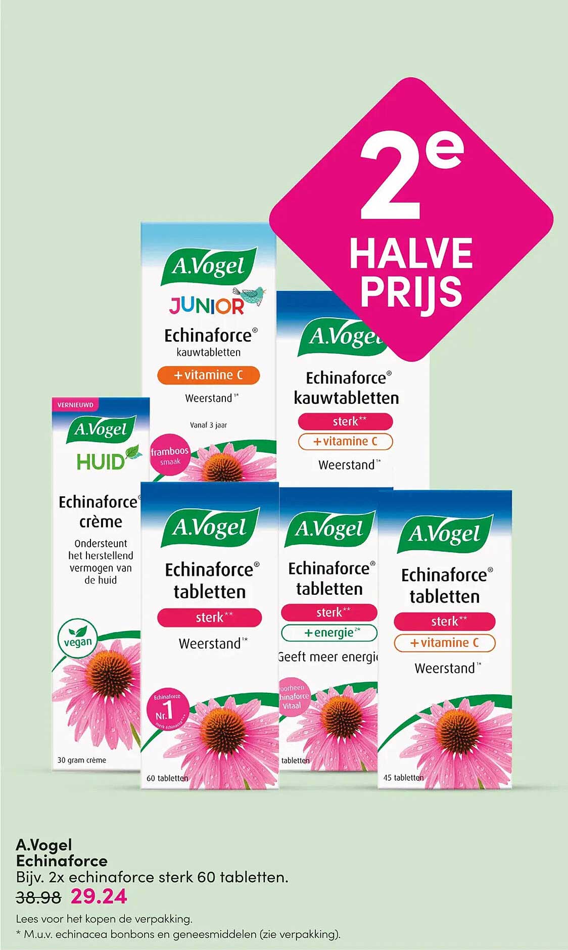 A.Vogel Echinaforce 2e halve prijs