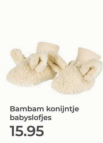 Bambam konijntje babyslofjes