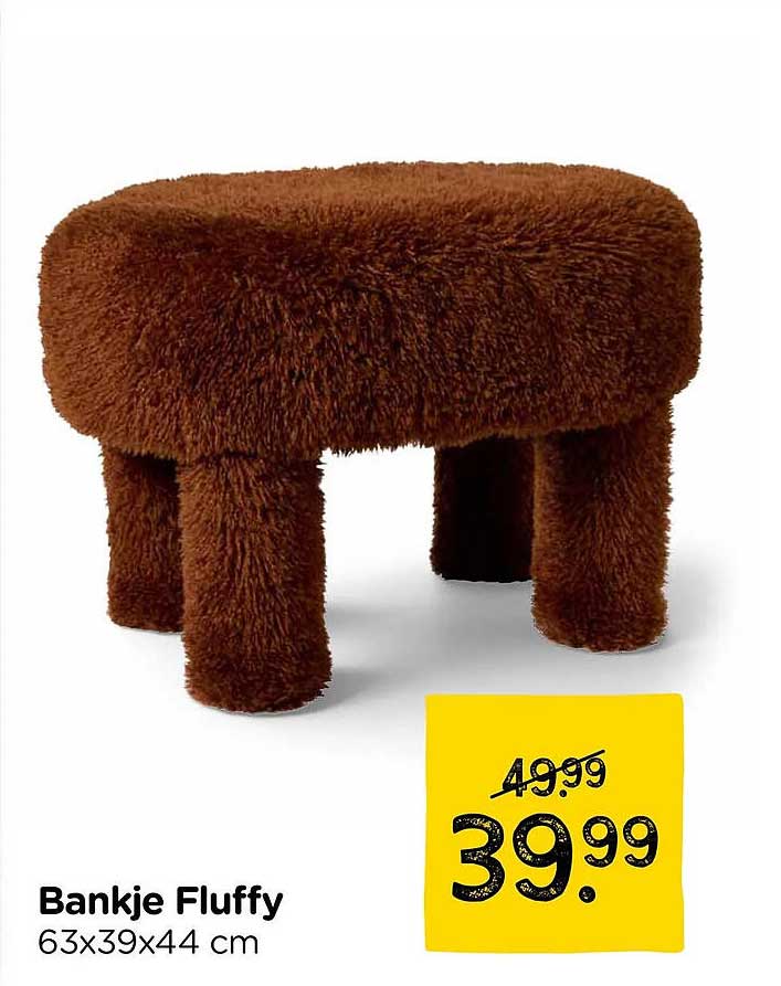 Bankje Fluffy