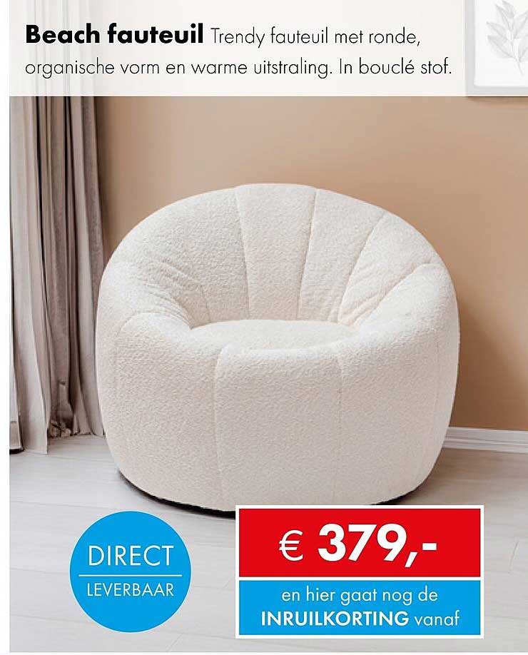 Beach fauteuil