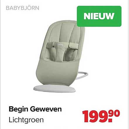 Begin Geweven Lichtgroen