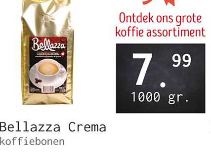 Bellazza Crema koffiebonen