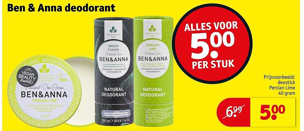 Ben & Anna deodorant