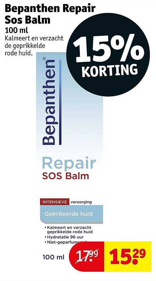 Bepanthen Repair Sos Balm 100 ml 15% KORTING