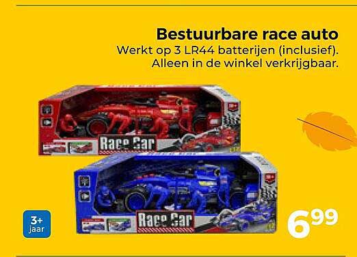 Bestuurbare race auto