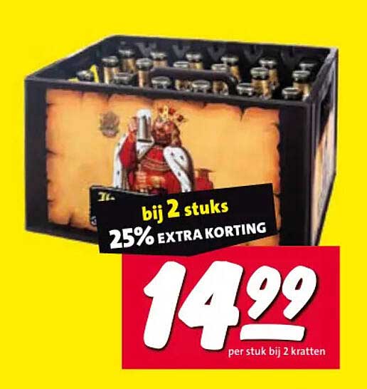 bij 2 stuks 25% EXTRA KORTING