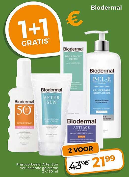 Biodermal 1+1 gratis