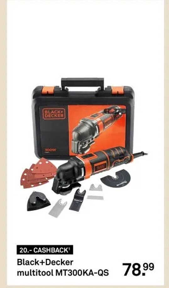 Black+Decker multitool MT300KA-QS