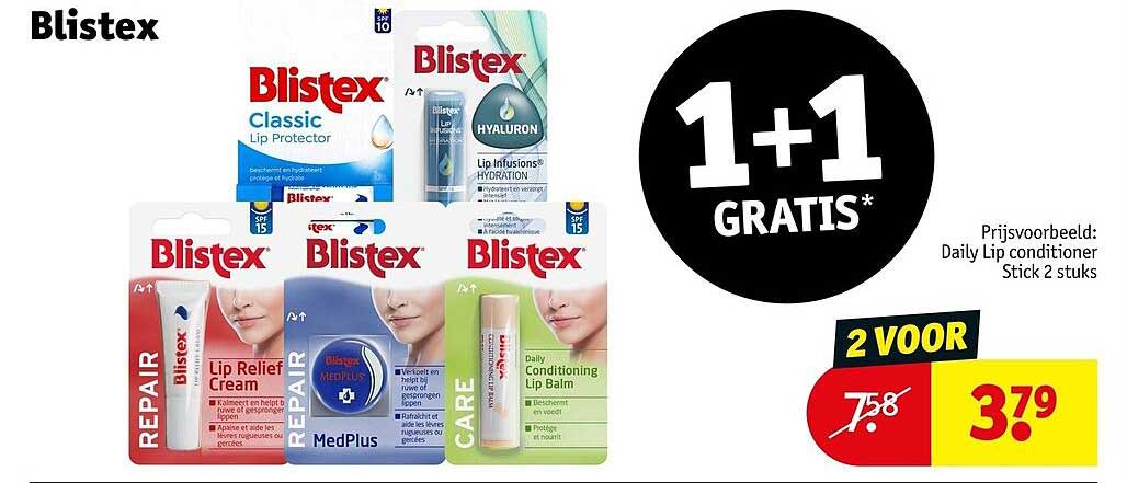 Blistex 1+1 GRATIS*