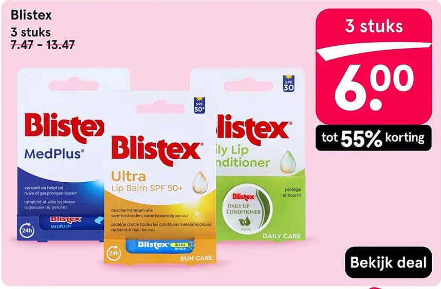 Blistex 3 stuks