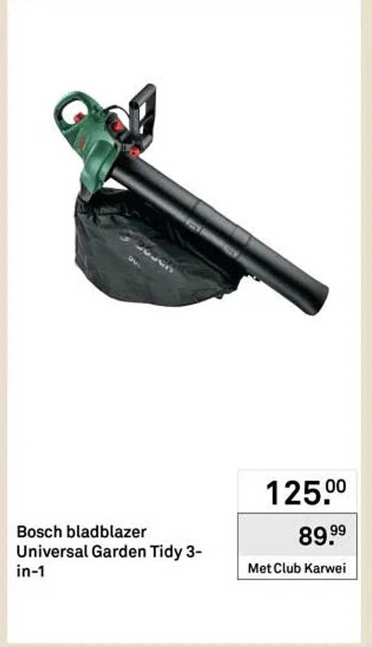 Bosch bladblazer Universal Garden Tidy 3-in-1
