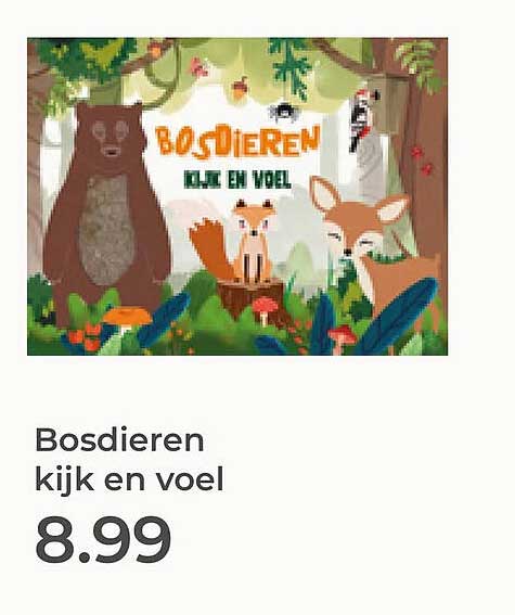 Bosdieren kijk en voel