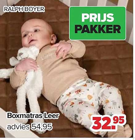 BoxmatrasLeer PRIJSPAKKER