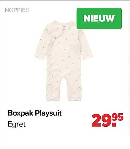 Boxpak Playsuit Egret