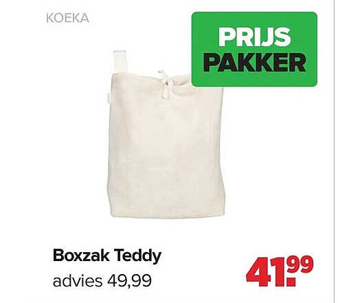 Boxzak Teddy PRIJS PAKKER