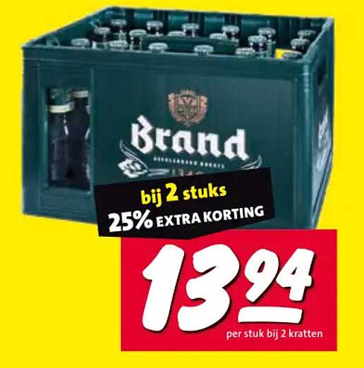 Brand bij 2 stuks 25% EXTRA KORTING