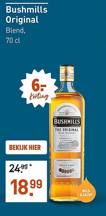 Bushmills Original Blend, 70 cl