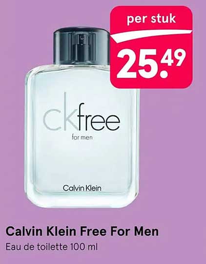 Calvin Klein Free For Men Eau de toilette 100 ml