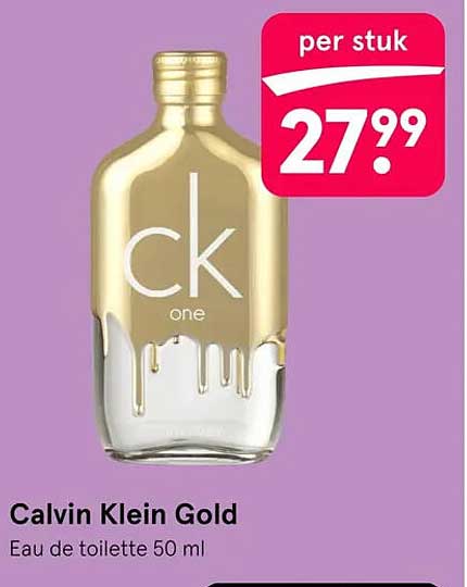 Calvin Klein Gold Eau de toilette 50 ml