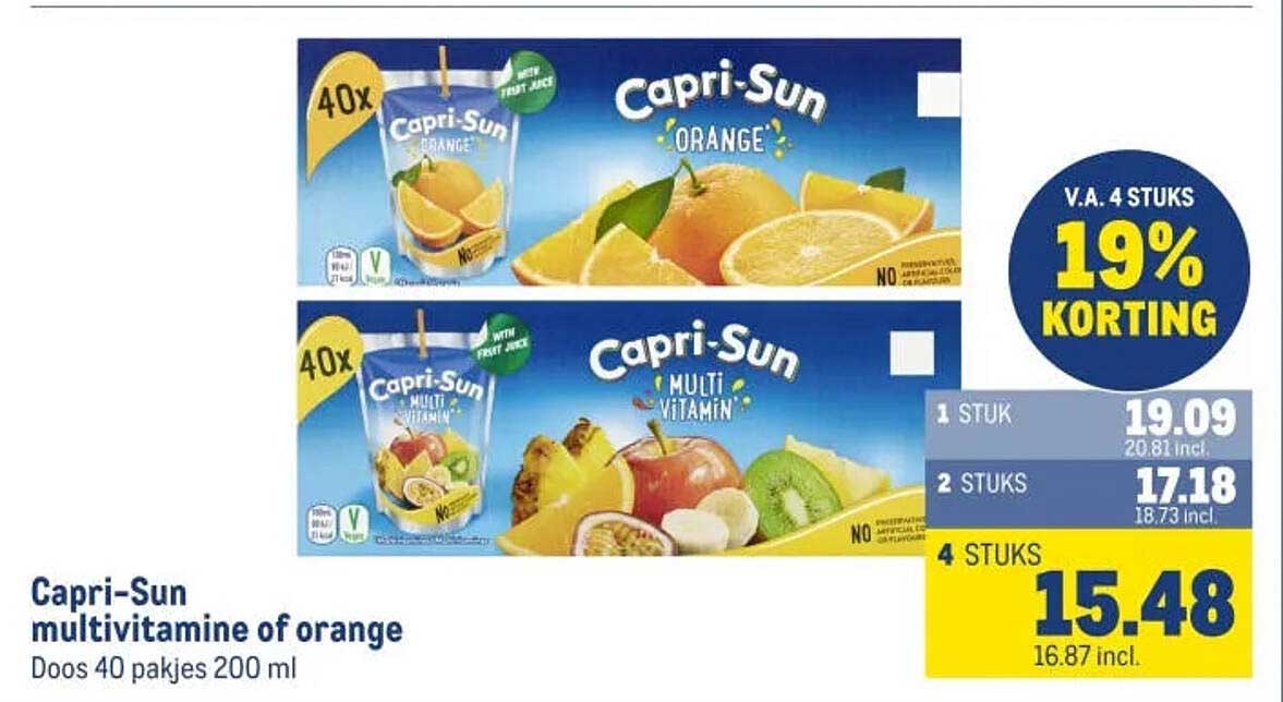 Capri-Sun multivitamine of orange