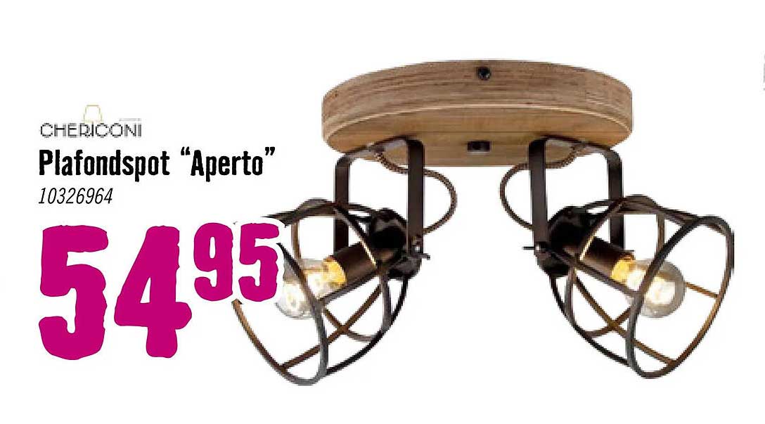 CHEDIONI Plafondspot “Aperto”