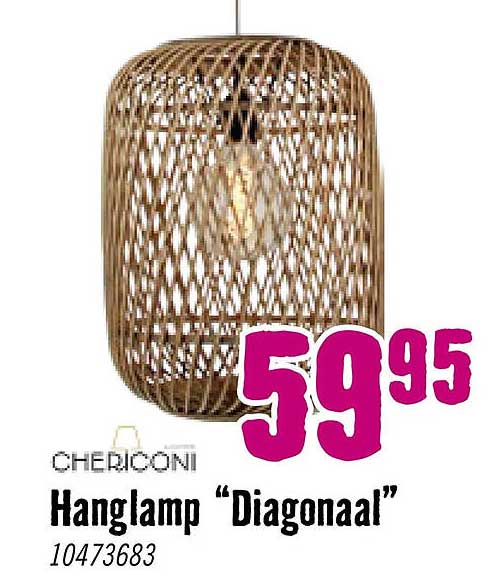 CHERICONI Hanglamp “Diagonaal”