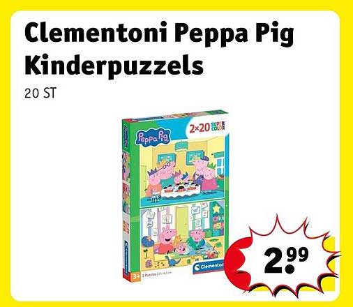 Clementoni Peppa Pig Kinderpuzzels 20 ST