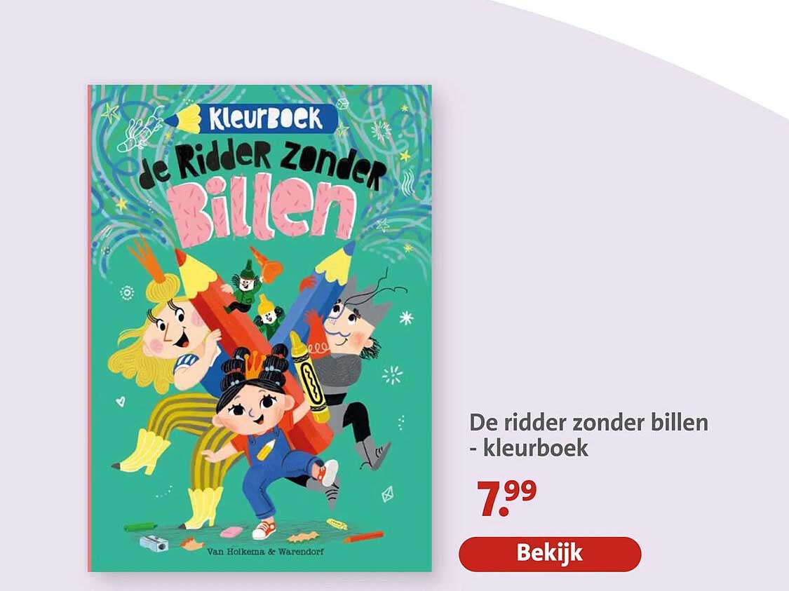 De ridder zonder billen - kleurboek
