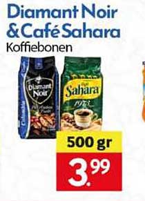 Diamant Noir & Café Sahara Koffiebonen