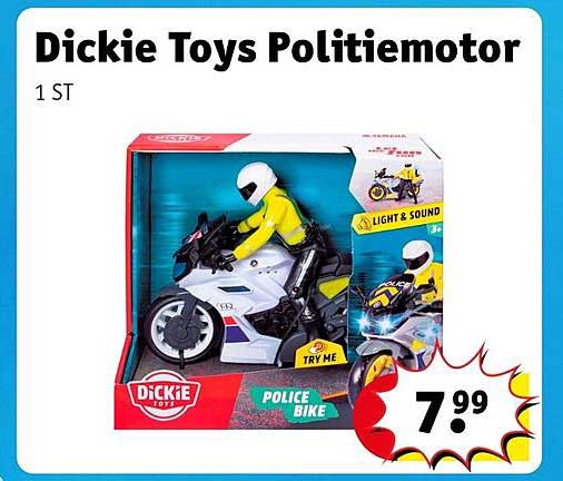 Dickie Toys Politiemotor
