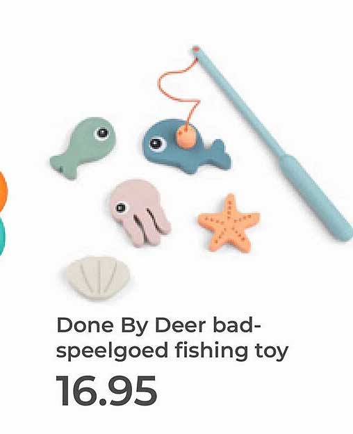 Done By Deer bad-speelgoed fishing toy